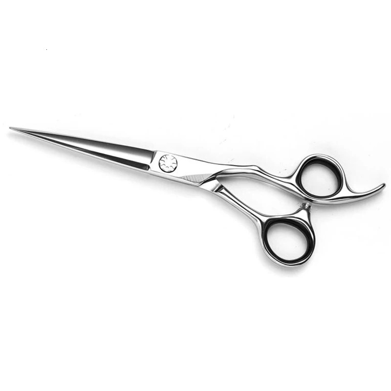 Professional Hairdresser Scissors Set 5.56.06.57.0 Inch 440C Stainless Steel Flat Thinning Toothless Edge Hair Cutting Tools 250530