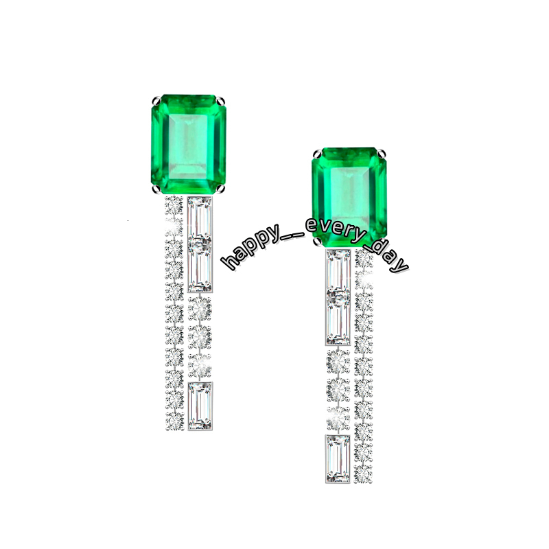 Madonna Luxurious Lab Colombia Moissanite Earrings 2ct Unique Cut Moissanite with 925 Silver Stud Earrings