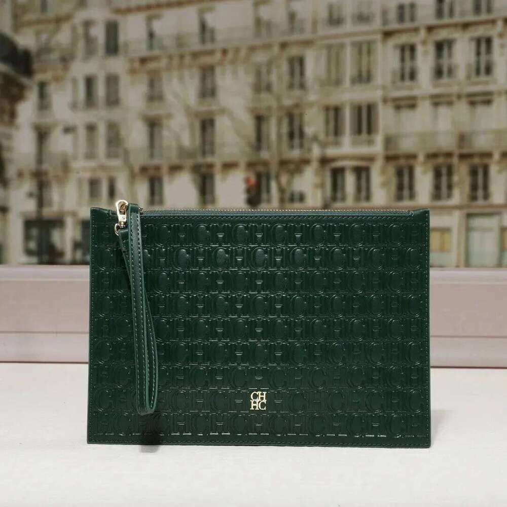 CH Classic, High Quality Letter Print, Elegant Multi-Functional Temperament Clutch, High-End Designer Lady Small Square Bag