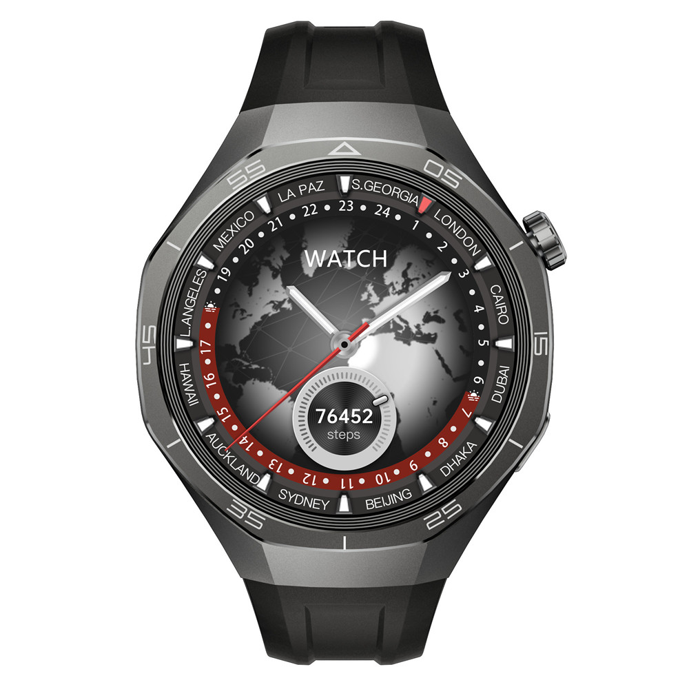 2025 New For Huawei Watch GT5 Pro GPS Tracker 1GB Memory Men 360*360 HD AMOLED Screen NFC Heart rate Bluetooth call Sports Waterproof Smart watch free