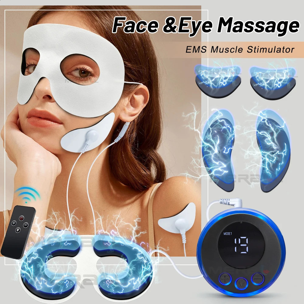 EMS Massager Current Muscle Stimulator Eye Face Beauty Skin Anti Face Skin Care Dark Circle 250523