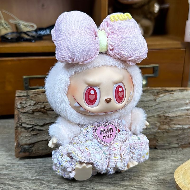 Clothing Set for 17cm 15cm Labubu, Doll Accessories Without Doll, Cute Doll Clothes, Perfect DIY Present