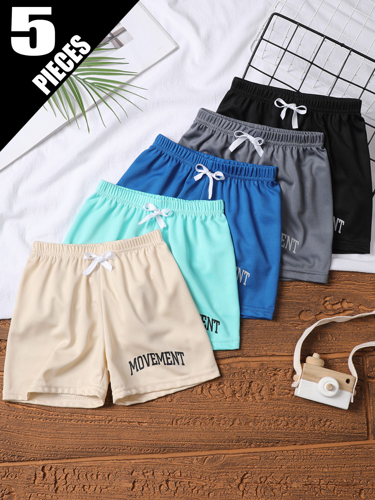 Multi-Pack Child's Sports Apparel: Durable Activewear Pants With Adjustable Fit