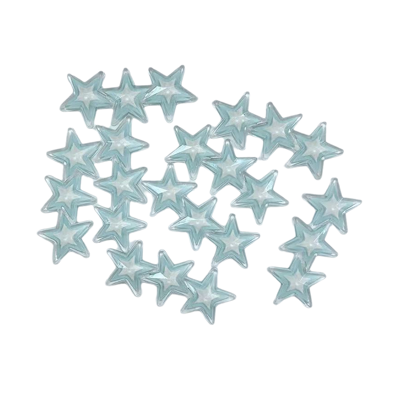 Cute star pentagram cell phone case headset charger protective cover resin accessories