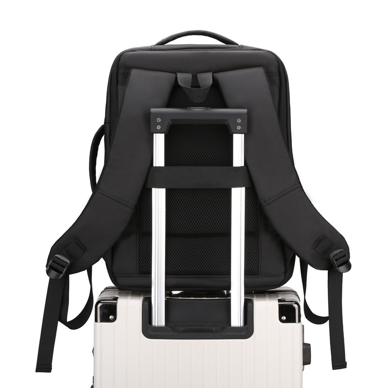 Free Shipping Business Men's Backpack Double Outdoors Shoulder Expandable Fashionable Designer Bag Double Shoulder Backpack Men's Commuter L