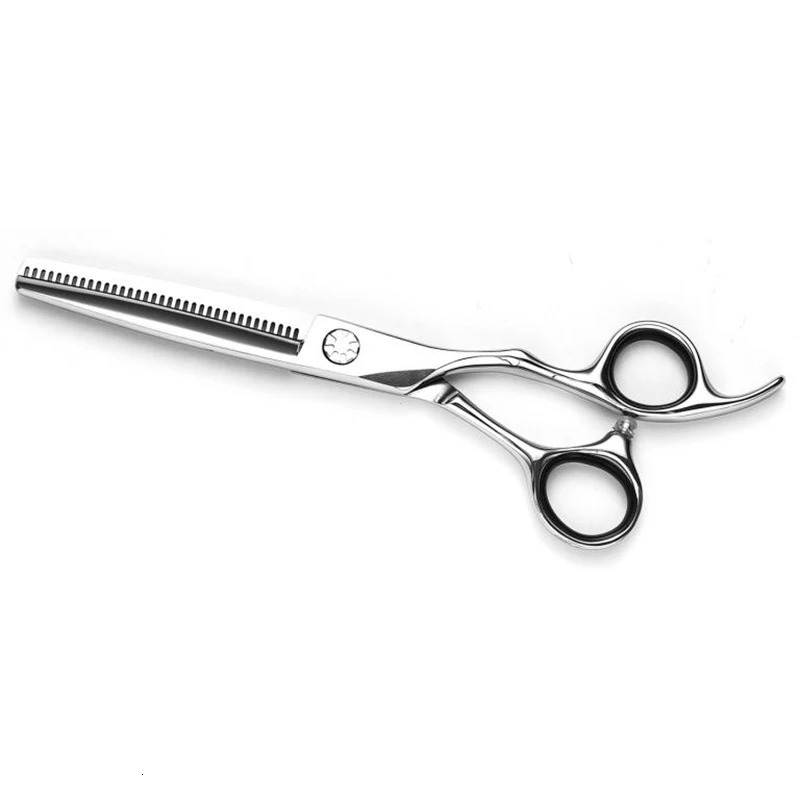 Professional Hairdresser Scissors Set 5.56.06.57.0 Inch 440C Stainless Steel Flat Thinning Toothless Edge Hair Cutting Tools 250530