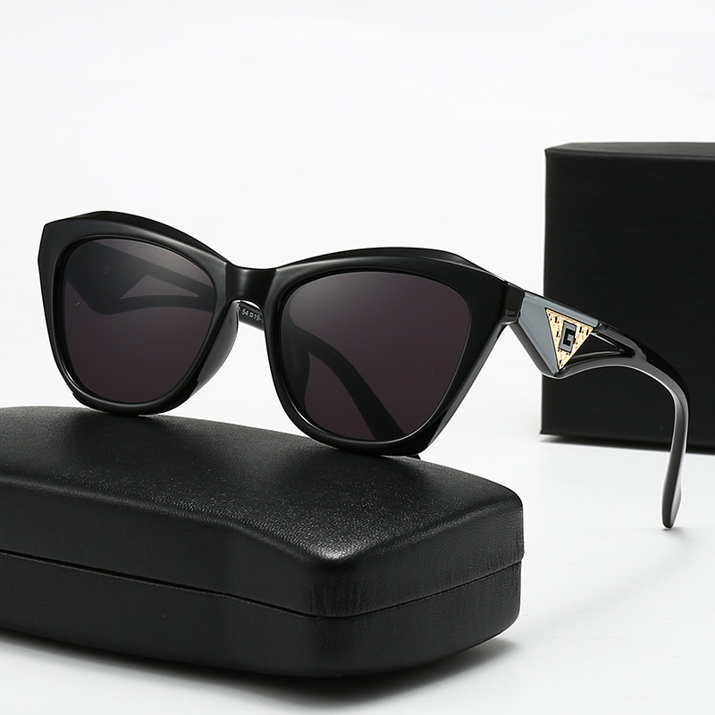 2025 free shipping Trendy cat eye sunglasses high-end personalized UV resistant fashion sunglasses for women men