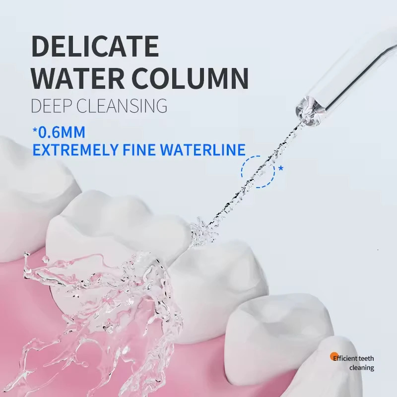 Piston Pump Water Flosser Electric Oral Irrigator Water Thread IPX7 Dental Water Jet USB Charging Pressure Water Teeth Cleaner 250530