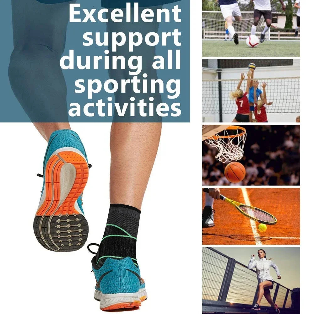 1PC Foot Sleeve with Compression WrapAnkle Brace For ArchAnkle SupportRunningFor Sprained FootTendonitisPlantar Fasciitis 250530