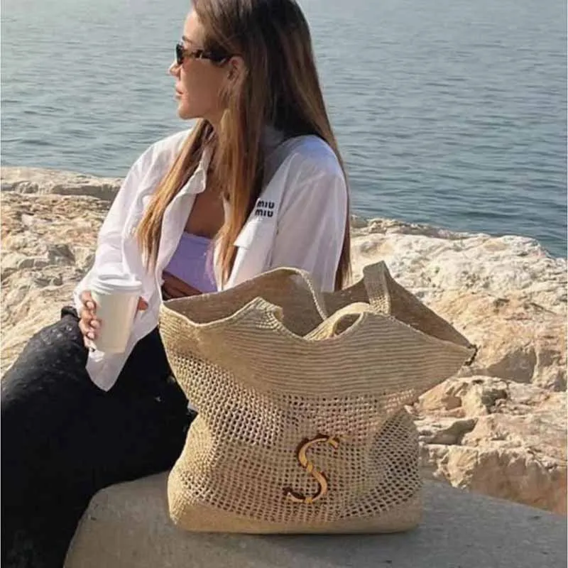 tote Designer bag Beach Bag Icera Maxi large Straw crochet purse summer Fashion shoulder bag Raffias cardholders Bags Luxury Handbags women shipping Bag Quality