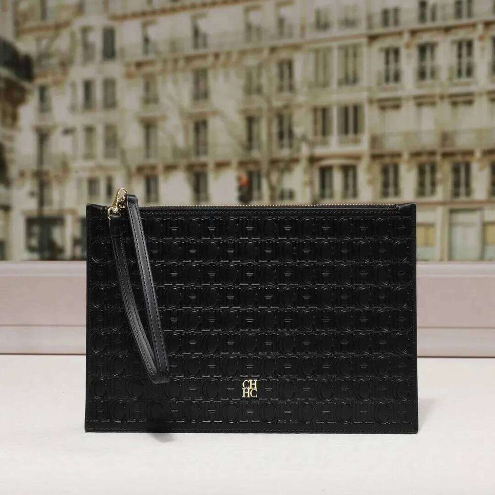 CH Classic, High Quality Letter Print, Elegant Multi-Functional Temperament Clutch, High-End Designer Lady Small Square Bag