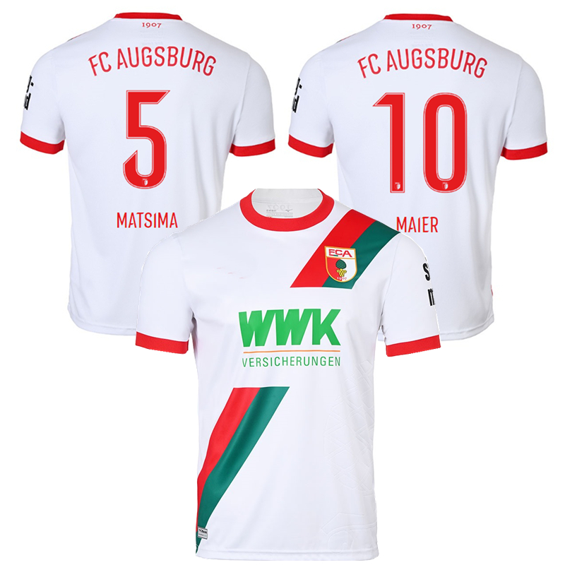 2025 2026 FC Augsburg Soccer Jerseys MATSIMA ESSENDE TIETZ KABADAYI SCHLOTTERBECK REXHBEC CLAUDEMAURICE ONYEKA WOLF GOUWELEEUW 25 26 football shirt