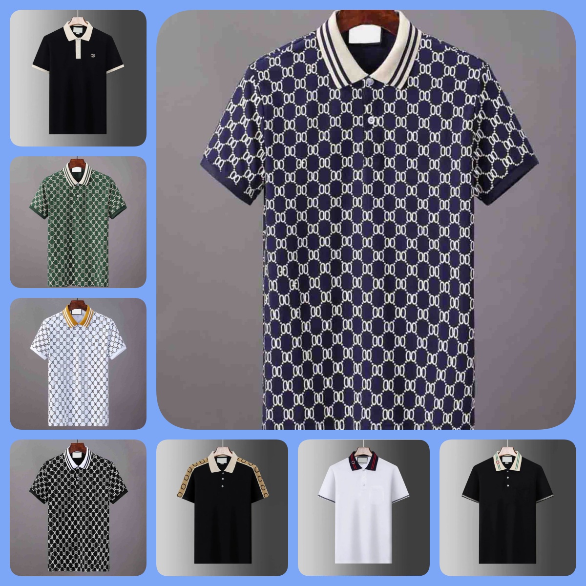 mens Polo Stylist Shirts Summer Italy Designer Men Clothes Short Sleeve Fi Polo Casual T Shirts Multiple Colors Available Plus Size M-3XL