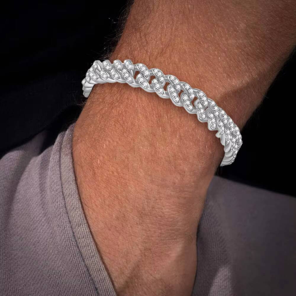 Yinhui Faith Men and Women Bracelet New Sier Plated Jewelry Bangle Main Stone