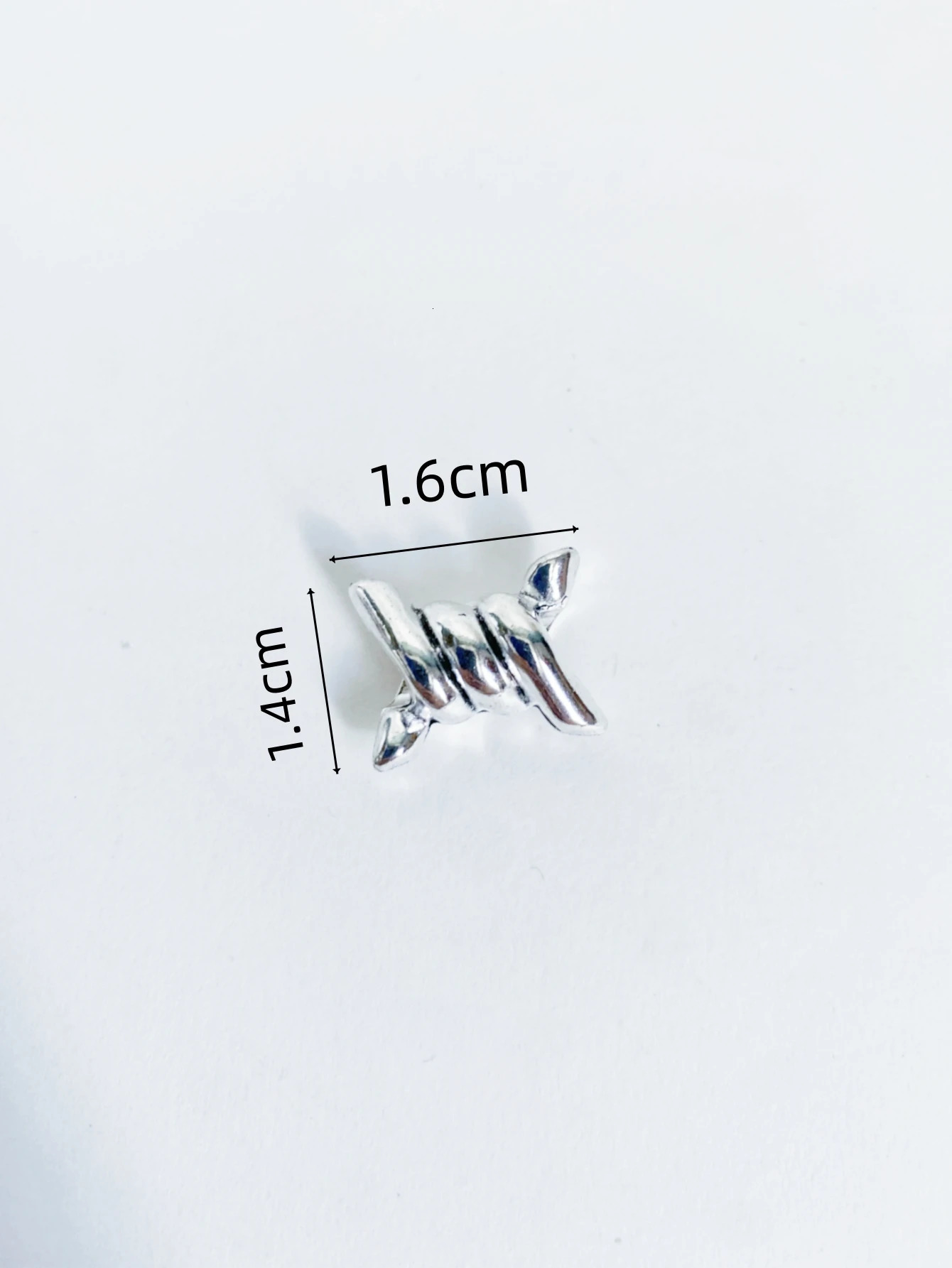 6pcs Punk Style Boots Shoe Lace Metal Decorative Buckle Detachable Accessory For Sneakers And Flat Shoes 250528