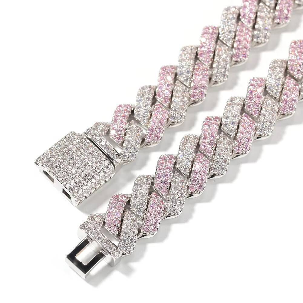 Hip Hop 13MM Gold Plated k Chain Ice Out Cubic Zirconia Cuban Pendant for Men