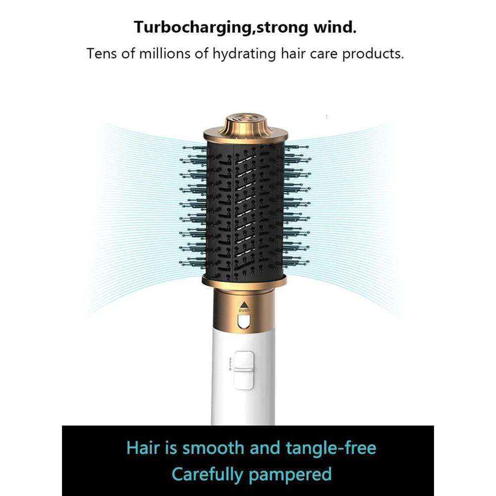 6 in 1 Salon-Grade Dryer Brush Curling Wand Styling Comb Straightener for Women Professional Hair Care