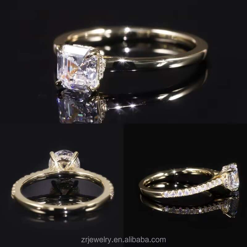 2CT Eternity Diamond Silver Oval 925 Silver Engagement Rings Mossanite 3 CT Stone Women Stylish Moissanite Ring