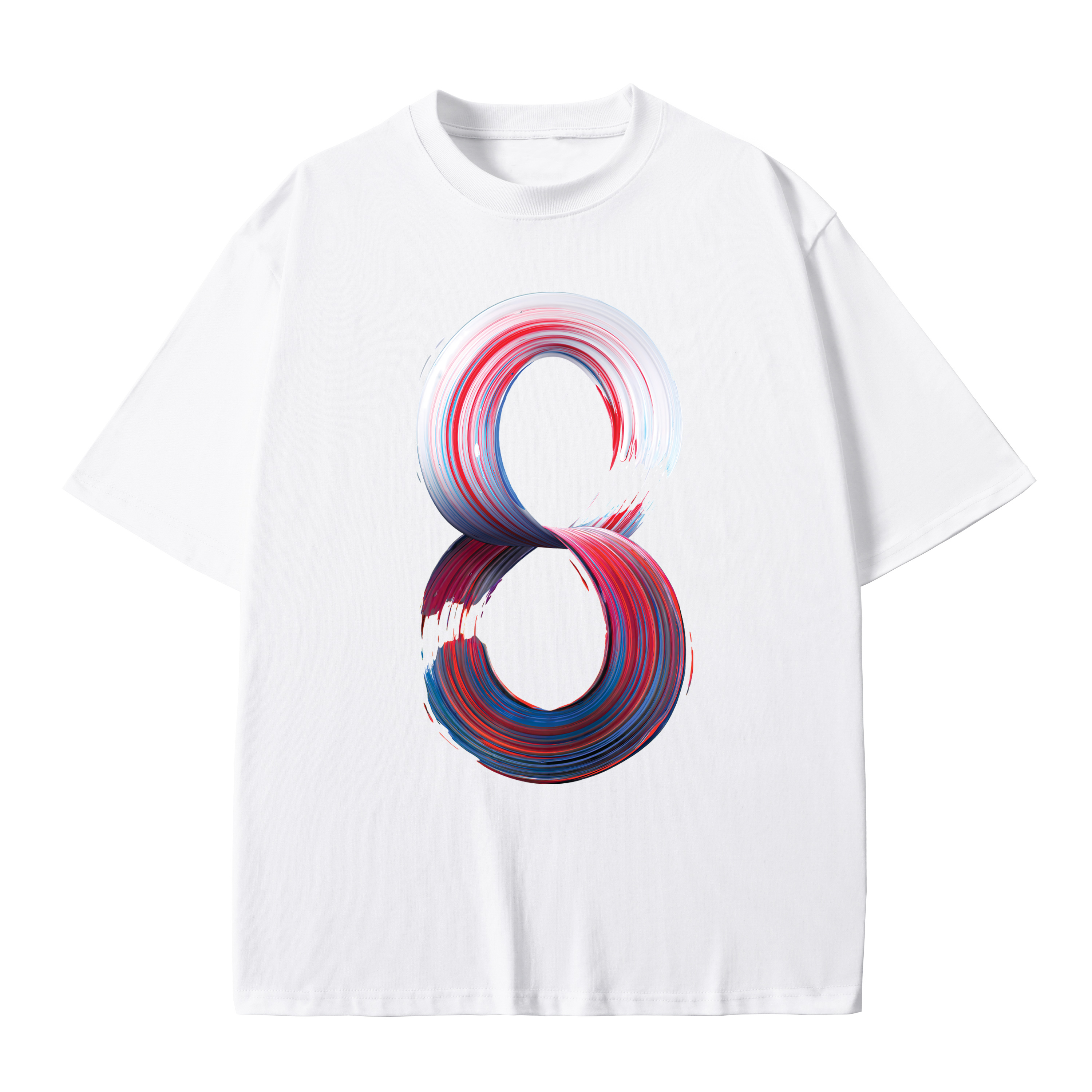 T-shirt men's top designer cotton T-shirt Paintings short sleeved clothing high-quality fashionable T-shirt