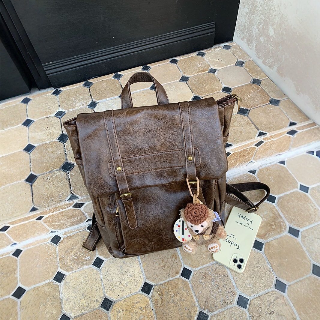 designer Japanese Style JK Uniform Academy Style Backpack 2025 New Retro Cambridge Bag College Student Class Bag Messenger Bag