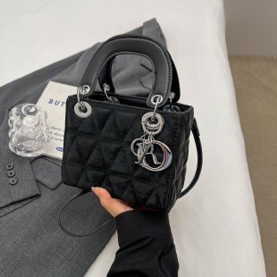Designer Bag Luxury Canvas Ladies Handbag Simplicity Black Mini Rhombus Travel Daily Spacious Woman S Shoulder Tote