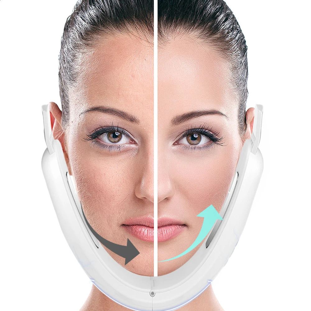 V Face Massager Portable Massage Device LED Display Beauty Instrument Rechargeable V Line Lift Belt Face 250523