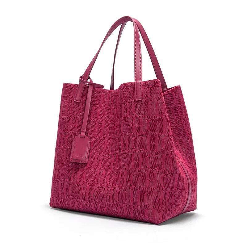 CH Fashion Classic New Solid Color Letter Design Women's Handbag High Quality Craftsmanship Large Capacity