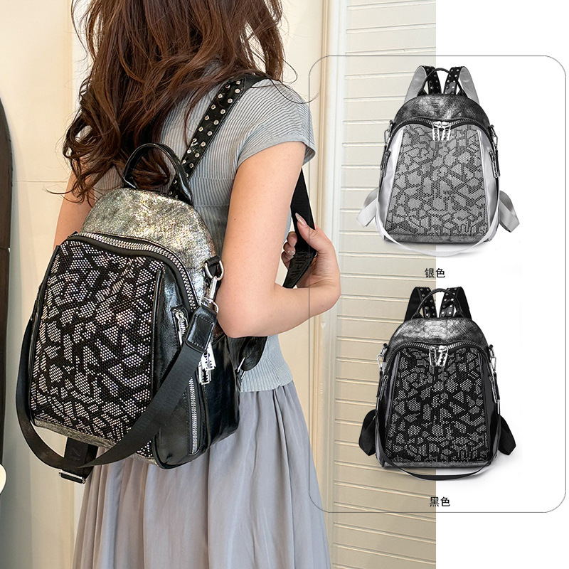 Free Shipping Designer Bag 2025New Outdoor Travel Soft Leather For Niche Leisure Backpack Women's Bag