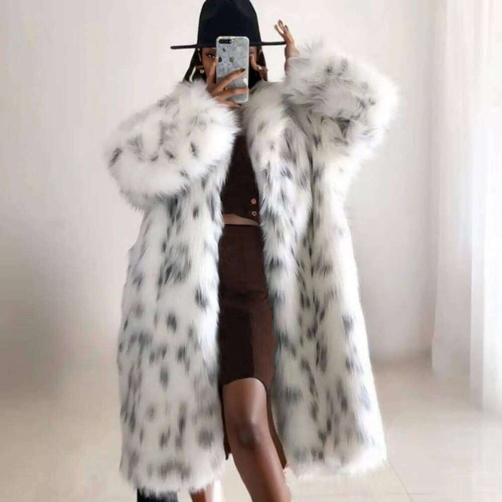 Faux Winter Long Soft Coat Women's Warm Fur Jacket Overcoat Topcoat