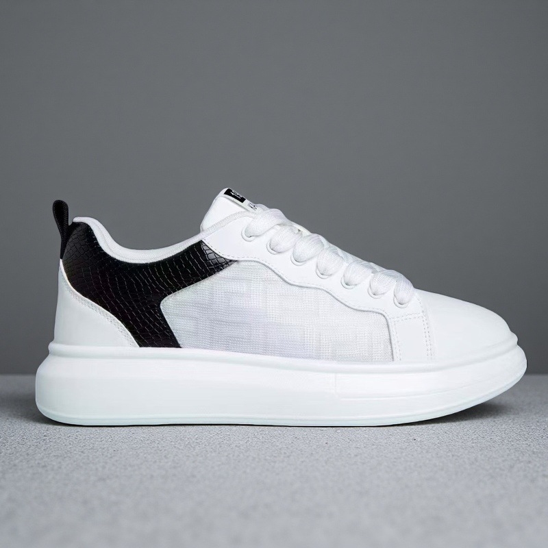 Free shipping designer Men's Shoes 2025 Autumn and Winter New collection: Trendy, versatile, thick-soled, and best-selling leather casual shoes