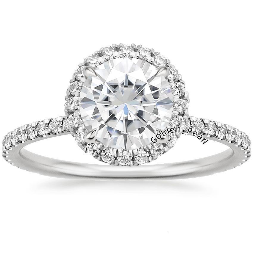 Round Moissanite DEF for Forever Rings for Bride and for Girlfriends to Increase the love Between Them
