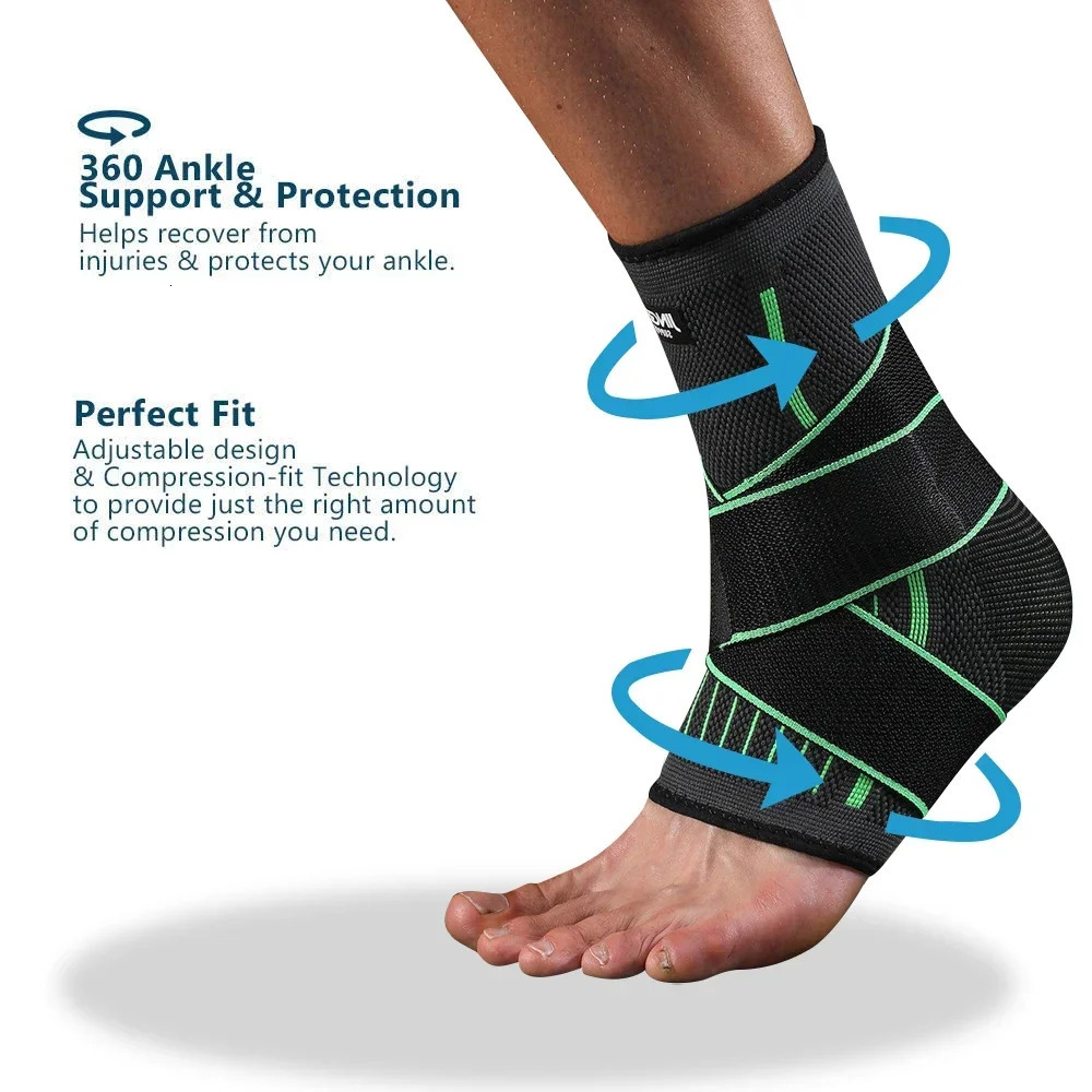 1PC Foot Sleeve with Compression WrapAnkle Brace For ArchAnkle SupportRunningFor Sprained FootTendonitisPlantar Fasciitis 250530