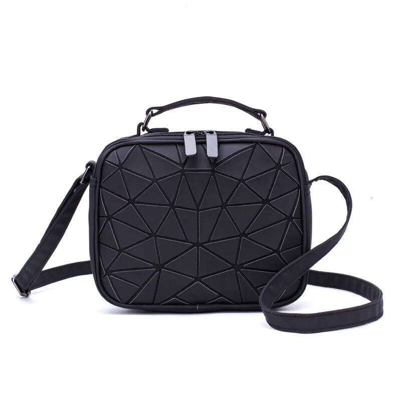 Laser Luminous Holographic Handbags Crossbody Bags For Women 2024 Shoulder Bag Geometric Plaid Hologram Small Square Bags