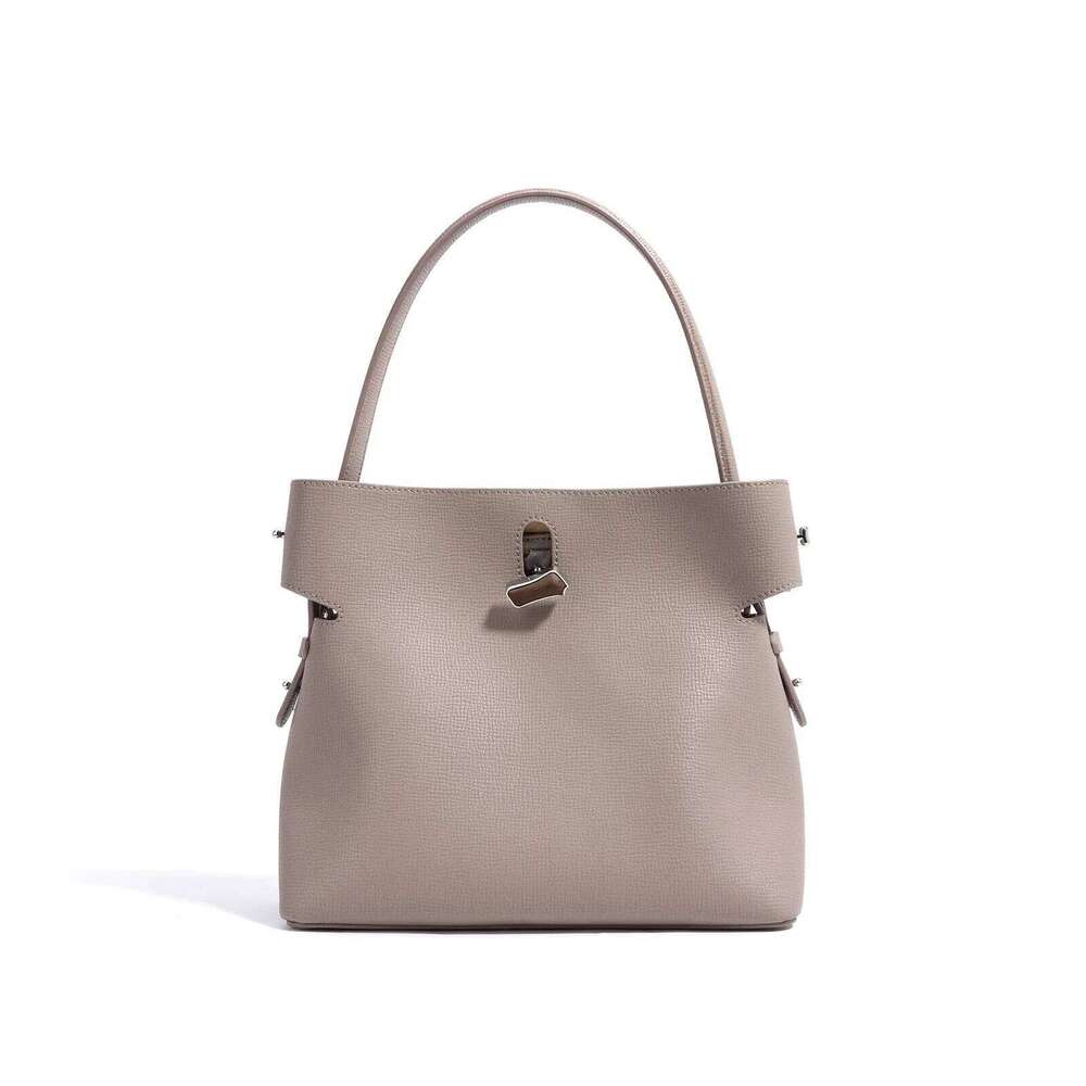 Motingsome Shoulder Women 100% Genuine Leather Handbag 2025 New Lady Fashion Style Tote Bucket Bag Satchel 250514