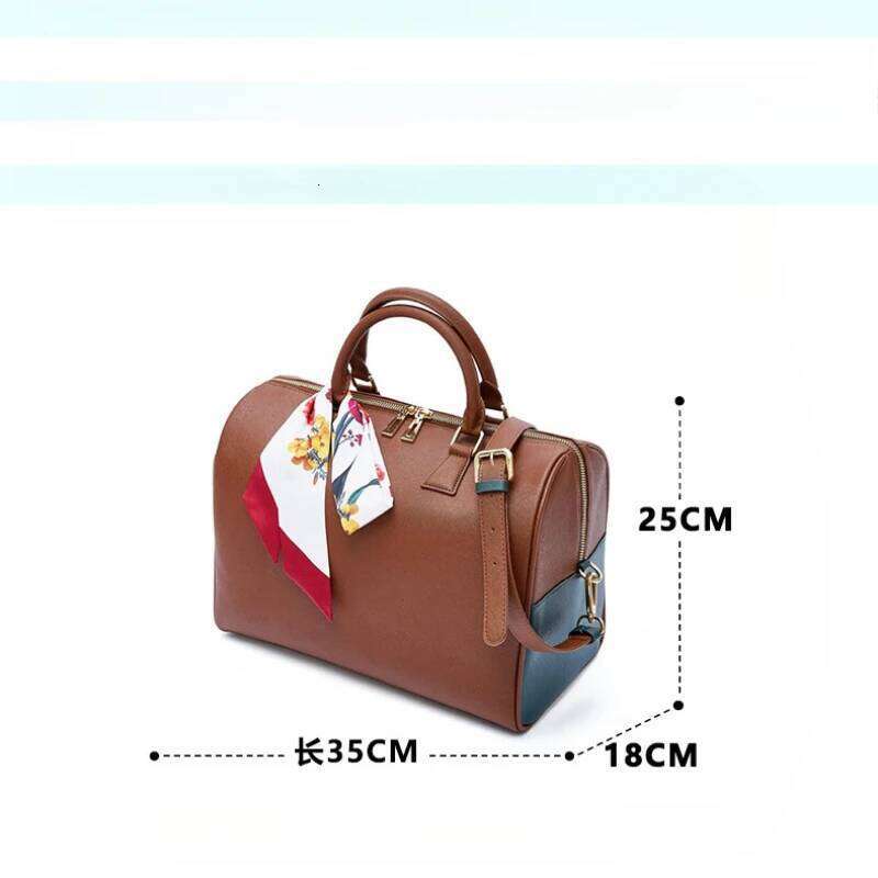 Boston Design Mute Bostons Crossbody Bags with Silk Scarf Fashion Large Capacity Organizer Shoulder Bag Unisex Handbag