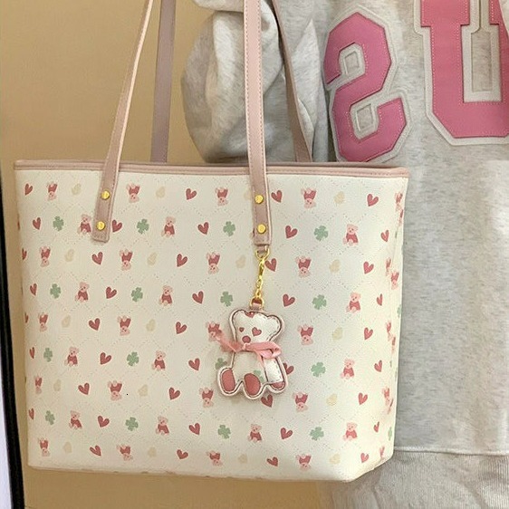 designer New Style College Student Tote Bag for Women, Large Capacity 2025 New Handbag, Commuter Shoulder Bag for Women