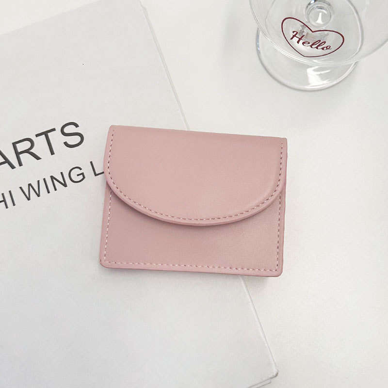Dopamine Matching Korean Style Solid Color Simple Card Holder Multi-functional Large Capacity Wallet