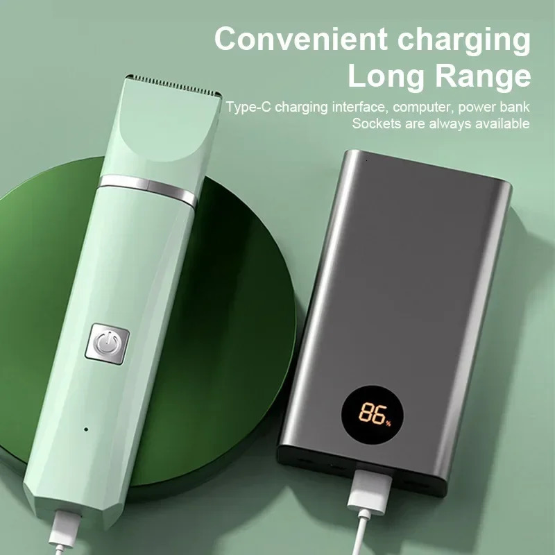 Low Noise Dog Clippers Cordless 4-in-1 Pet Shaver Trimmer Type C Charging Grooming Tool 250530