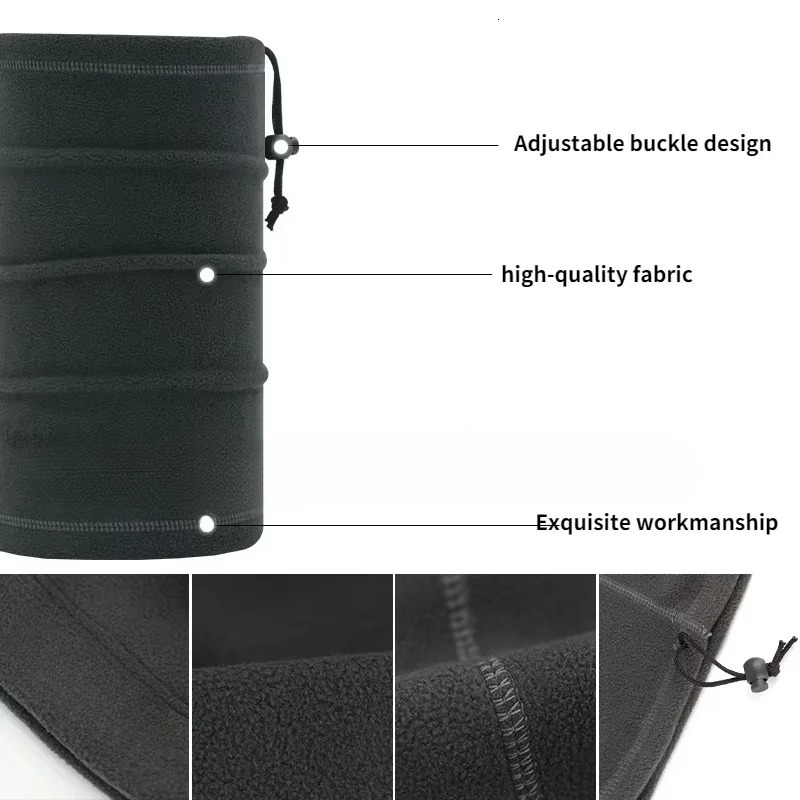 Winter Polar Coral Hat Fleece Balaclava Men Face Warmer Beanies Thermal Head Cover Tactical Military Sports Scarf Caps 250530