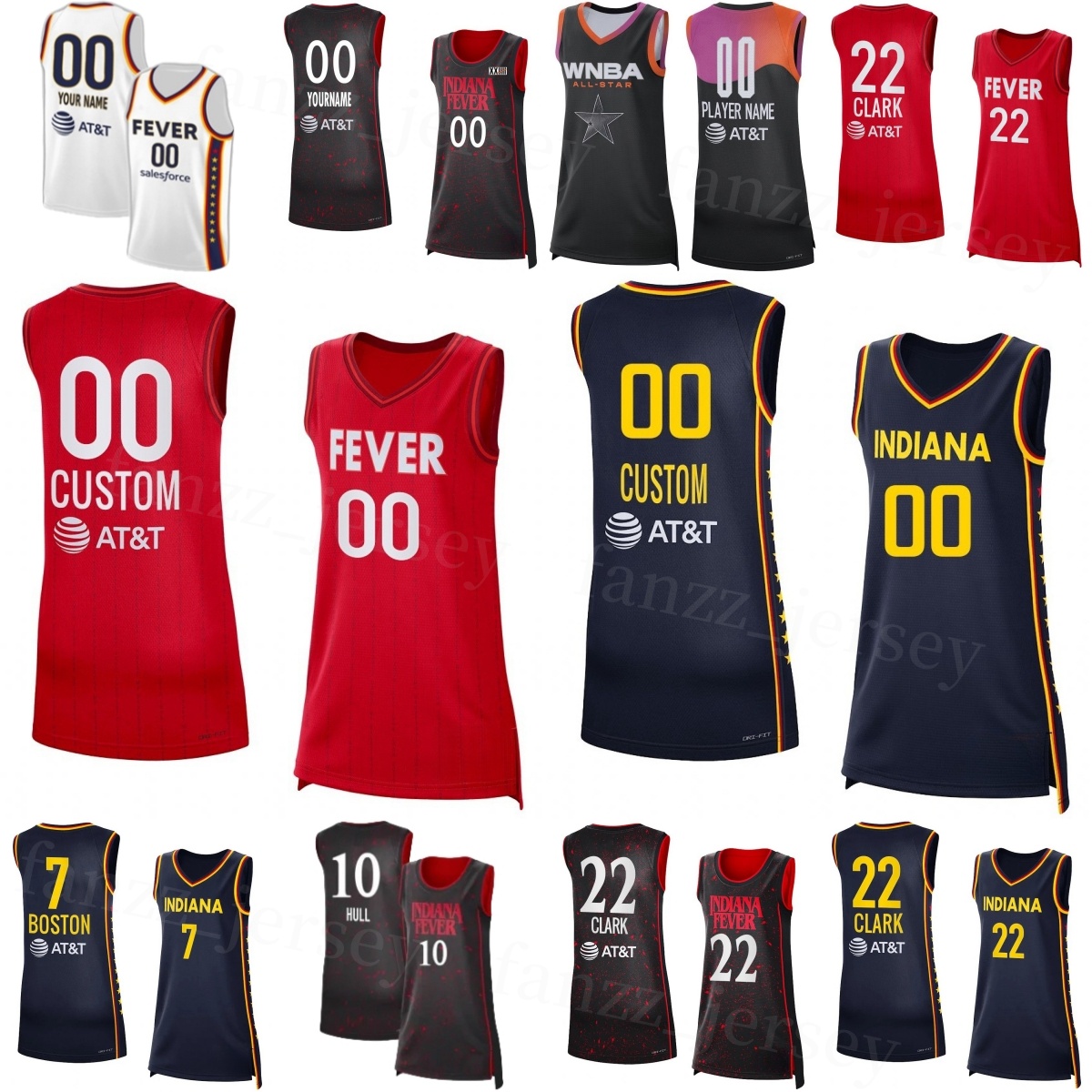 Printed 25 26 WNBA Indiana Fever Woman Basketball 22 Caitlin Clark Jerseys 7 Aliyah Boston Natasha Howard Kelsey Mitchell Lexie Hull DeWanna Bonner Women Man