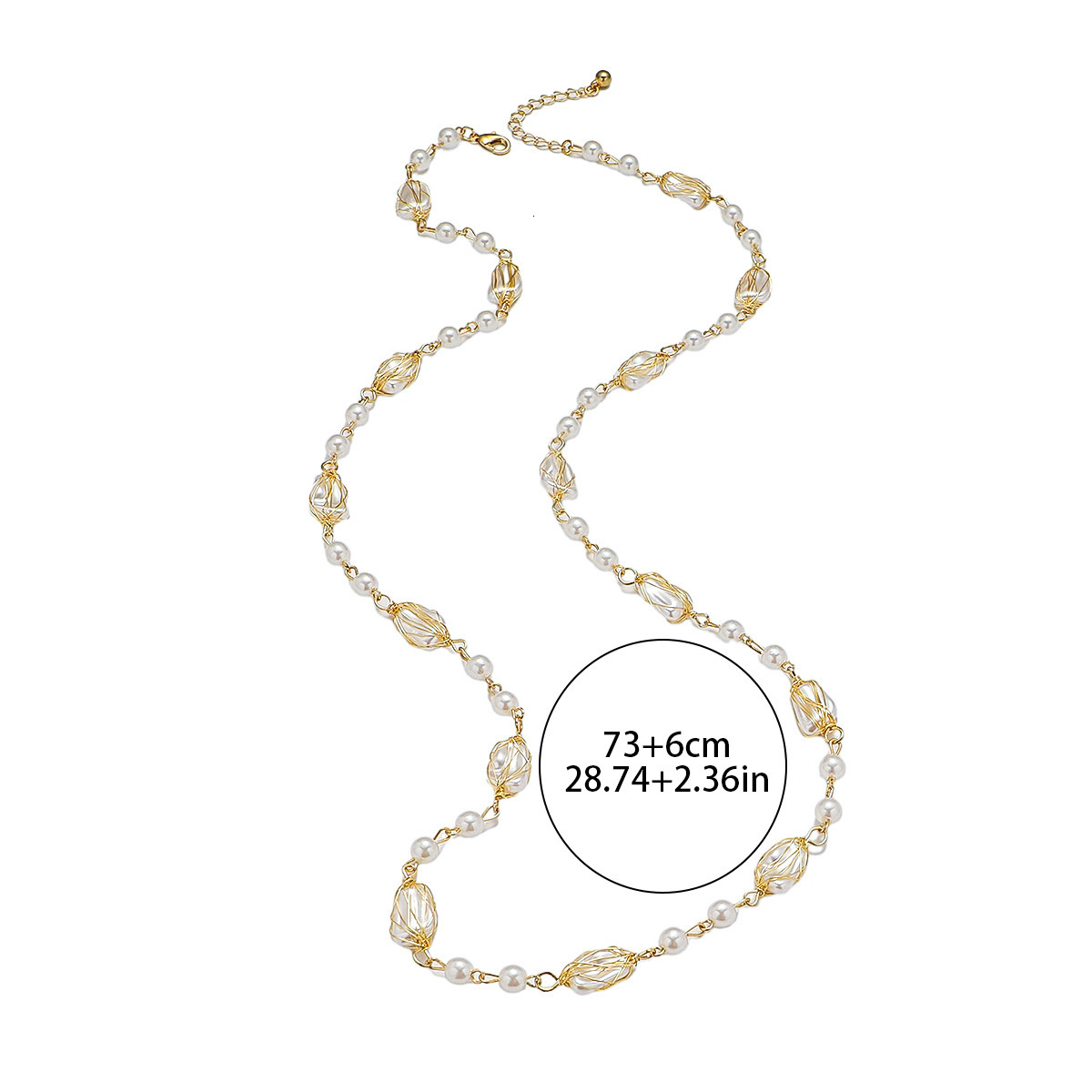 Pearl design handmade necklace with high-end feel, light bead necklace, collarbone chain, neck chain accessory