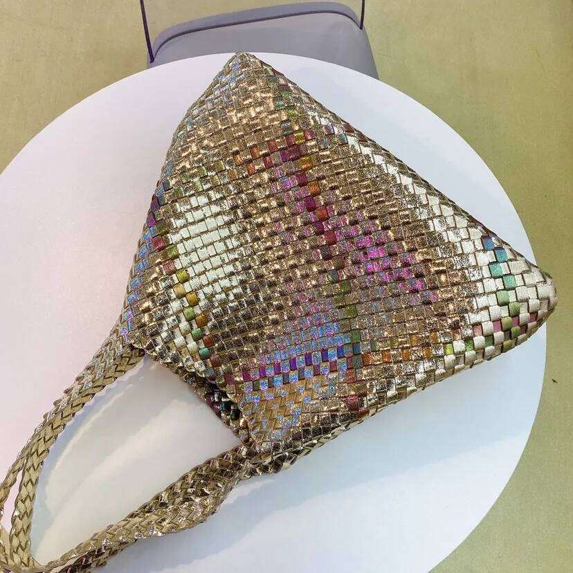 OLOEY XIYUAN Lady Woven Large Capacity Tote For Women 2023 Designer Soft Leather Handbag Quality Handbags Big Shoulder Bag