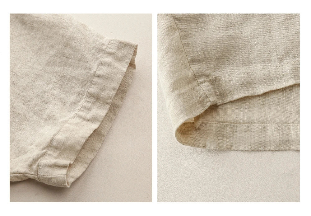 100% Linen V-Neck Backless Tops Women 2025 Casual Half Sleeve T-Shirt Solid Color Harajuku Loose Summer T-Shirt 250530