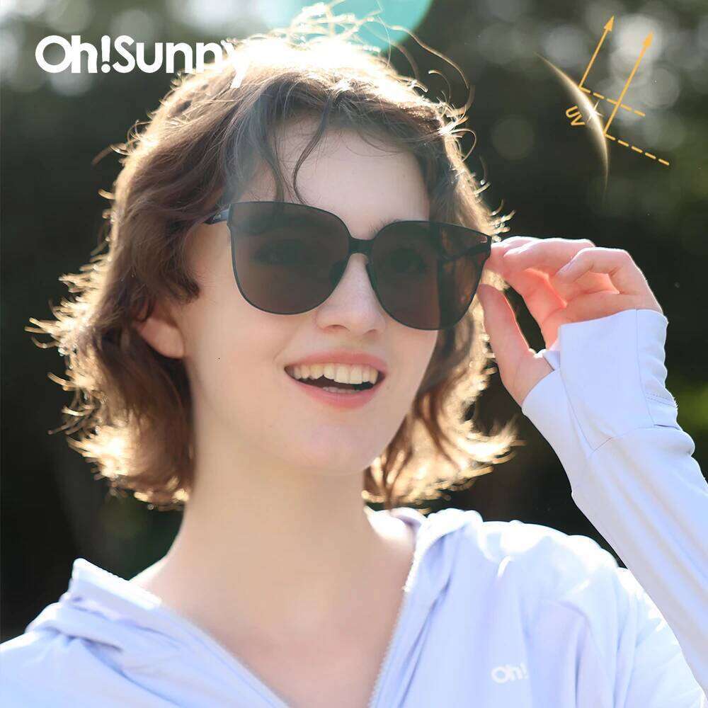 OhSunny Classic Folding Metal Sunglasses 2024 New Fashion Stainless Steel Frame Nylon Lenses Outdoor UV400 Beach Eyewear Unisex designer bag