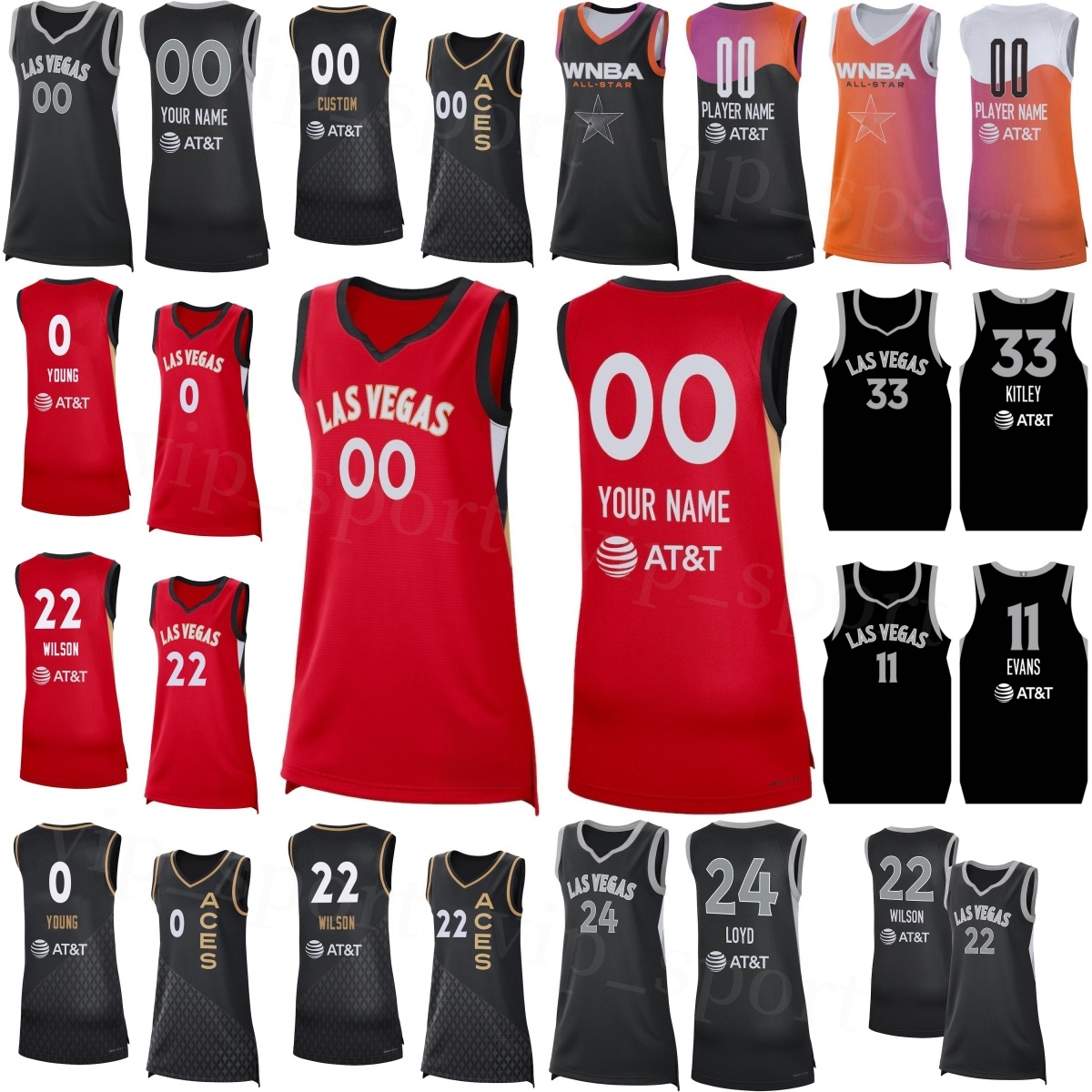 Printed 11 Dana Evans Jersey WNBA Women Las Vegas Aces Basketball 24 Jewell Loyd 33 Elizabeth Kitley 22 Aja Wilson 0 Jackie Young 12 Gray Woman Kids Man 2025 2026