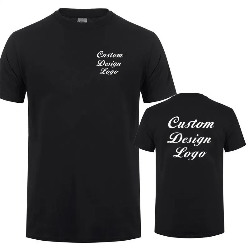 Custom Personalized Printed T-shirt Fun Pattern n Short-sleeved Shirts for Men and Women Can Be 100% Cotton Crewneck Tops 250530