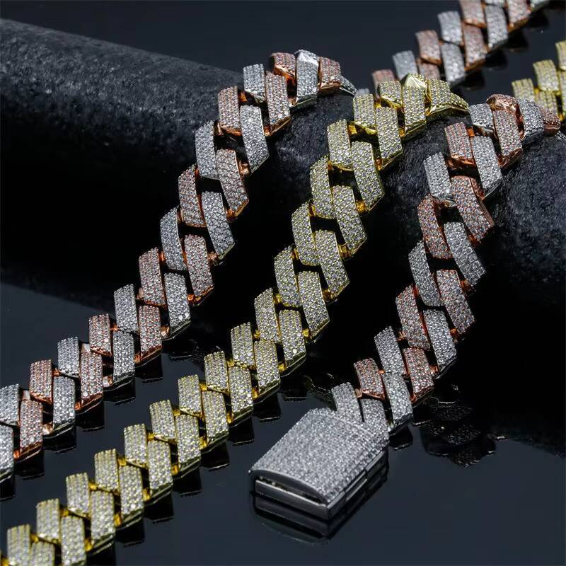 Pure Sier Hip Hop Men's Cuban Necklace Chain