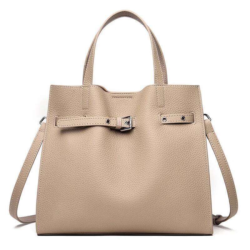 Genuine Handbag 2025 New Soft Leather High-End Feeling Top Layer Cowhide Large Capacity Commuting Shoulder Crossbody Bag