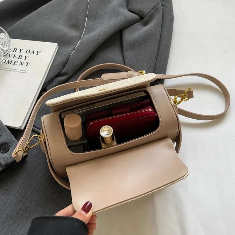 Simple Fashion Mini Square Women Crossbody Bags 2025 Designer Purses And Handbags Box Shape Pure Color Shoulder Satchels