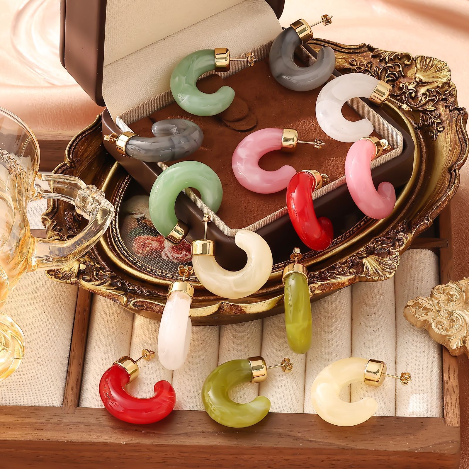 Light Niche Design Simple Fashion Versatile Elegant Earrings